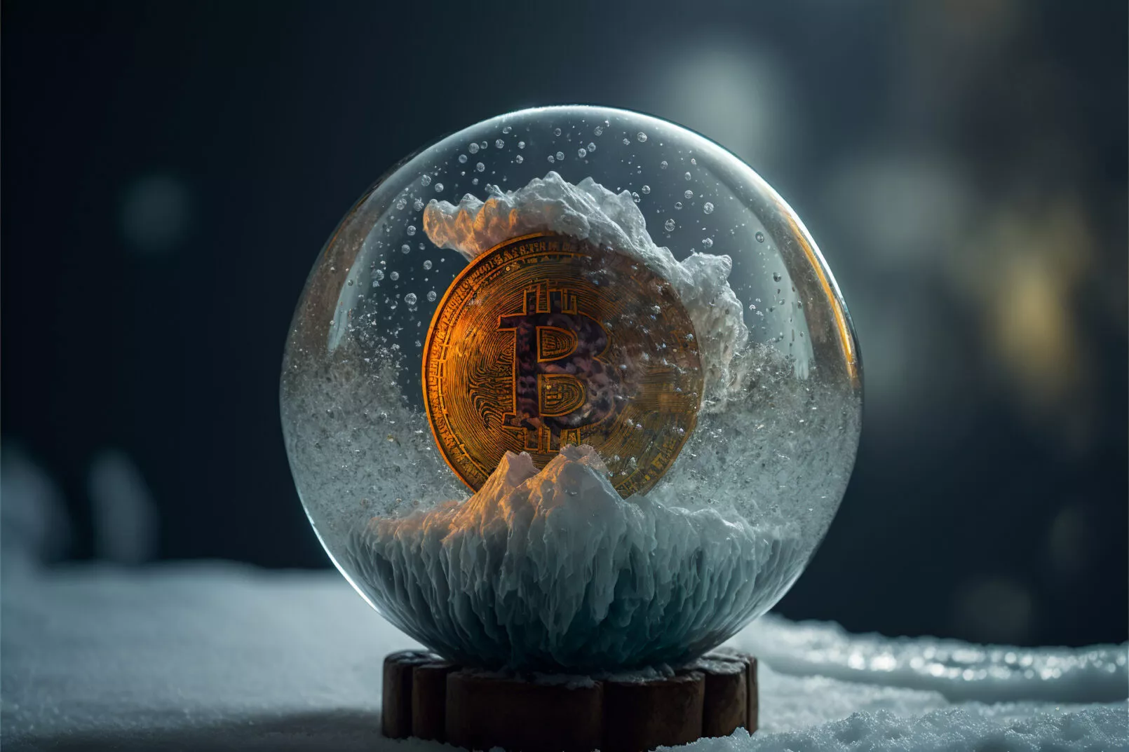 Bitcoin snowglobe, Crypto winter