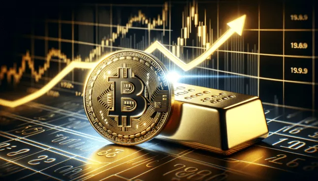 Bitcoin stijgt in 2024, maar goud levert betere rendementen